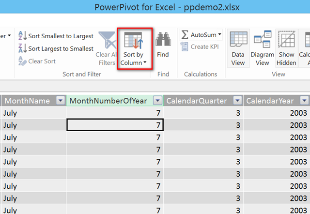 Power Pivot Calendar Tables Excelerator BI