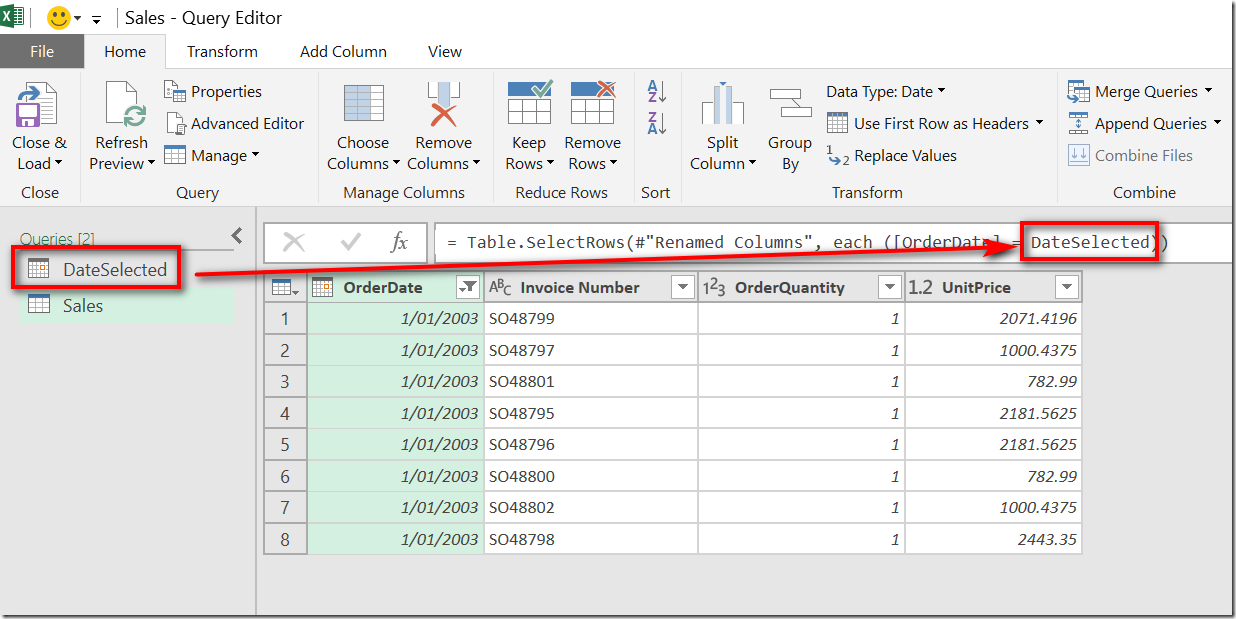 excel 2016 query editor blank fields