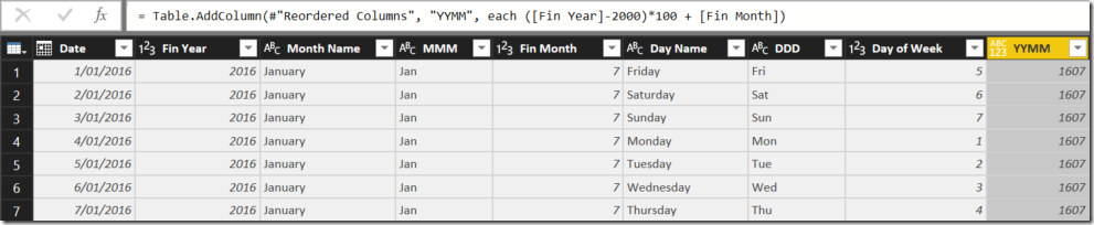 Build A Reusable Calendar Table With Power Query Excelerator BI