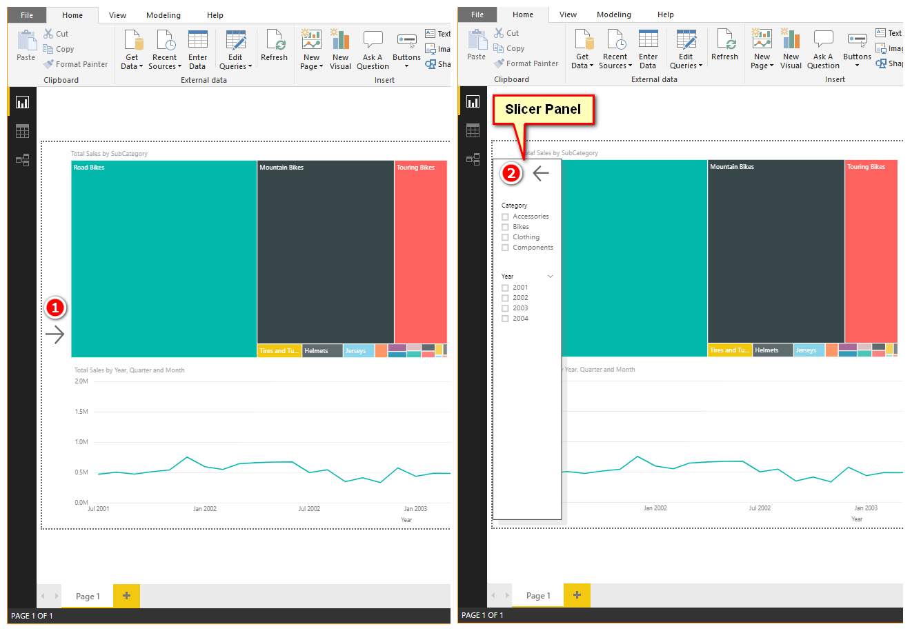 Show Selected Value In Slicer Power Bi - Printable Timeline Templates