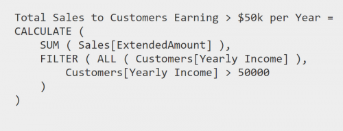 Large Customer Sales