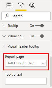 Visual Header Tool Tip Set