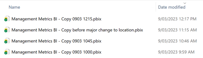 Incremental Backup of PBIX Files