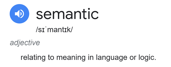 Semantic Def