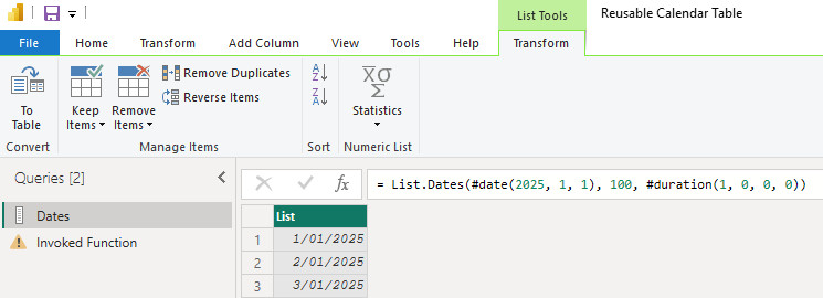 Update Function Query